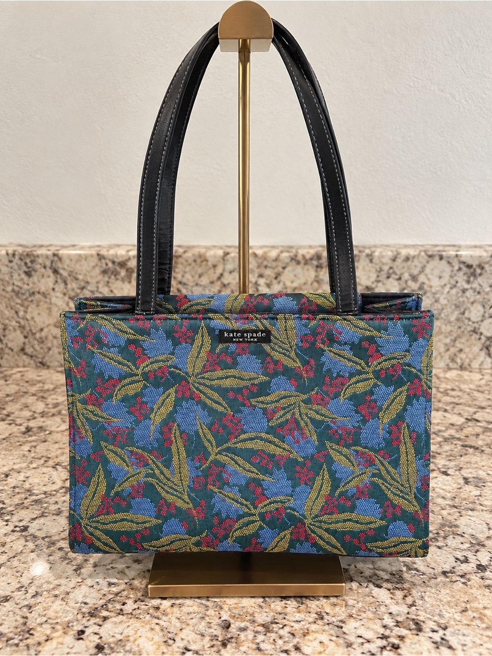 Kate Spade Classic Sam Floral Tapestry Tote Bag